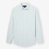 Monaco Dress Shirt - White Hyde Plaid, fabric swatch closeup