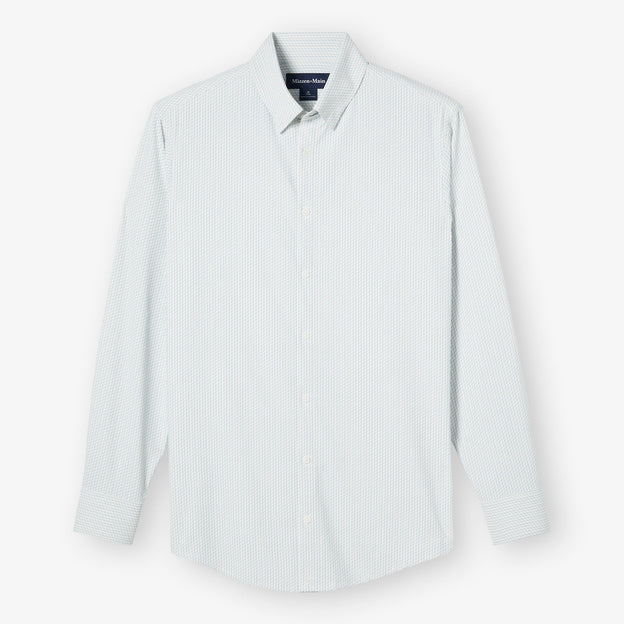 Cyan Triangle Geo Close-up/Swatch