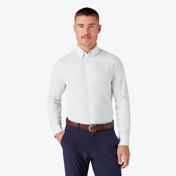 Leeward Dress Shirt - Sky Pyramid, featured product shot