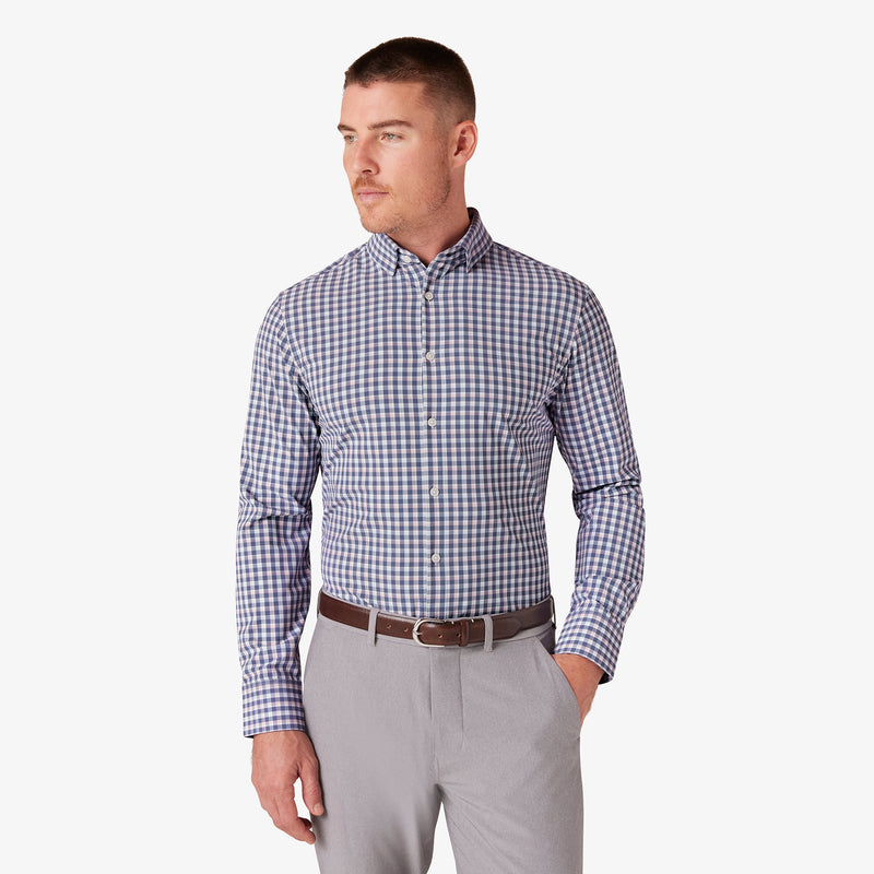 Leeward Dress Shirt - Coastal Fjord Todos Plaid, featured product shot