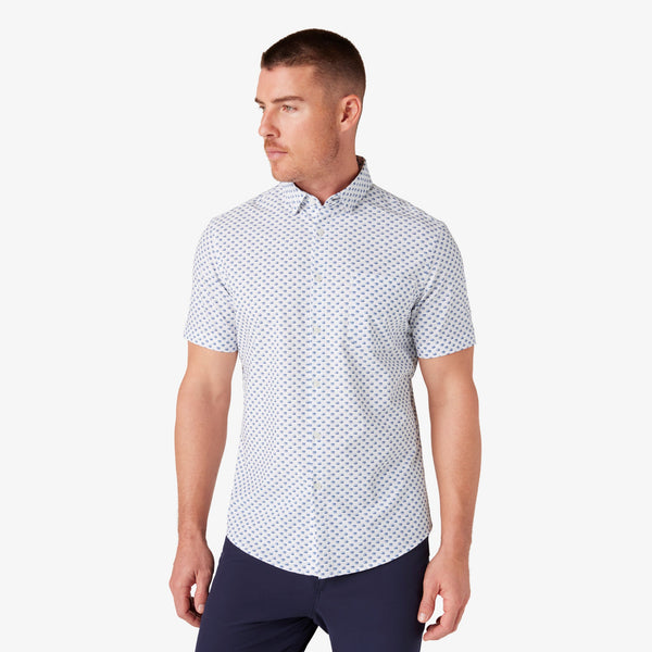 Leeward Short Sleeve - Coastal Fjord Double&nbsp;Dash, featured product shot