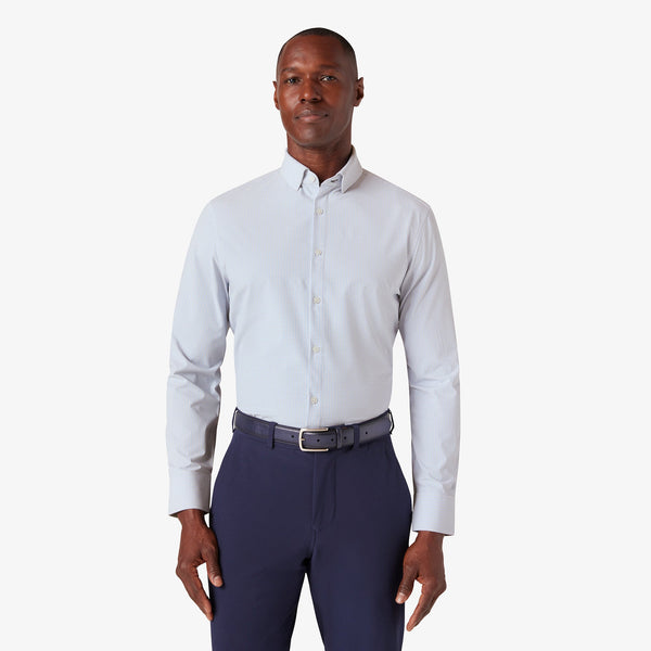 Leeward Dress Shirt - Provence Filbert Plaid, featured product shot