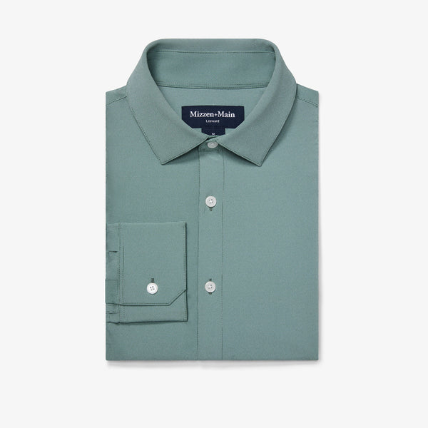 Leeward Dress Shirt - Hunter Green Straton&nbsp;Check, featured product shot