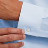 Leeward Dress Shirt - Light Blue Solid, lifestyle/model photo