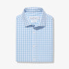 Leeward Dress Shirt - Light Blue Gingham, lifestyle/model photo
