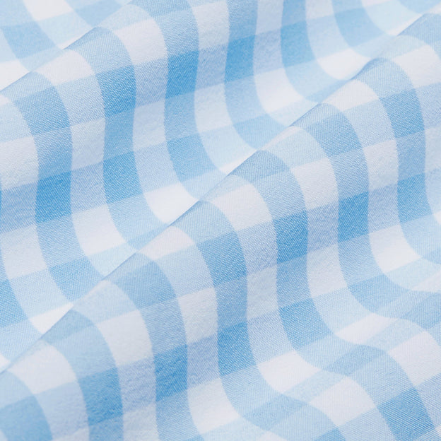 Light Blue Gingham Close-up/Swatch