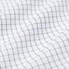 Leeward Dress Shirt - White Navy Mini Grid, lifestyle/model photo