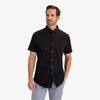 Leeward Short Sleeve - Black Solid, lifestyle/model photo