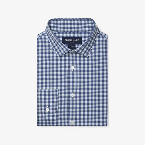 Leeward No Tuck Dress Shirt - Coastal Fjord Todos&nbsp;Plaid, featured product shot