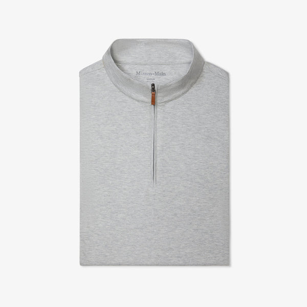 KPI Quarter Zip - Cool Gray Heather, featured product shot