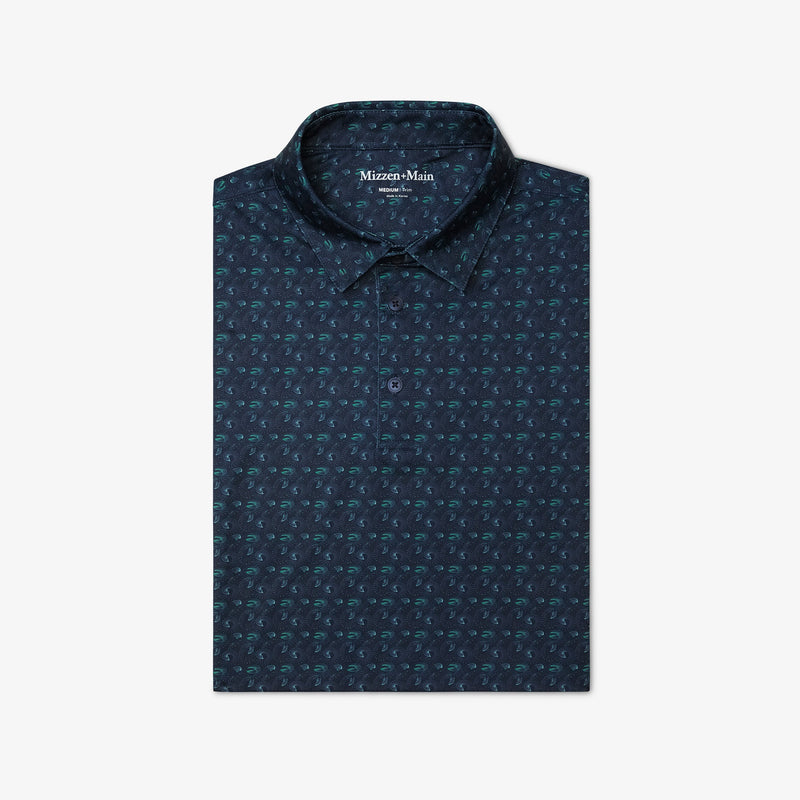 Versa Polo - Navy Golf Swing, featured product shot