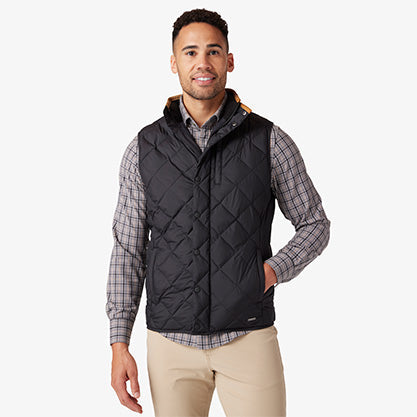 Belmont Vest - Black Solid, featured product shot