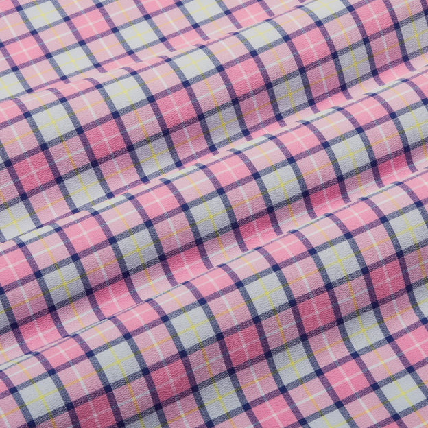 Pink Blue Multi&nbsp;Plaid Close-up/Swatch