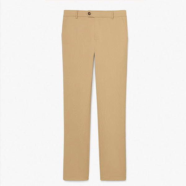 Upton Chino Pant - Khaki Solid, fabric swatch closeup