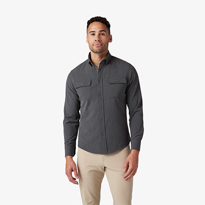 City Flannel - Pewter Heather, featured product shot