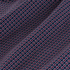 Alderson - Navy Red Dot Diamond, fabric swatch closeup