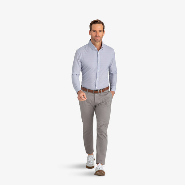 Archer - Navy Rounded Square Print, lifestyle/model photo