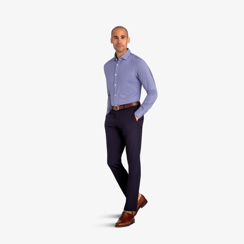 Beckett - Blue Gingham, lifestyle/model