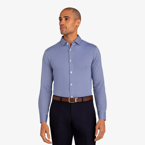 Beckett - Blue Gingham, lifestyle/model photo