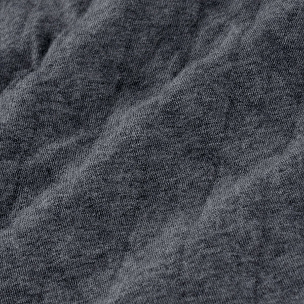 Belson - Charcoal Heather, fabric swatch closeup