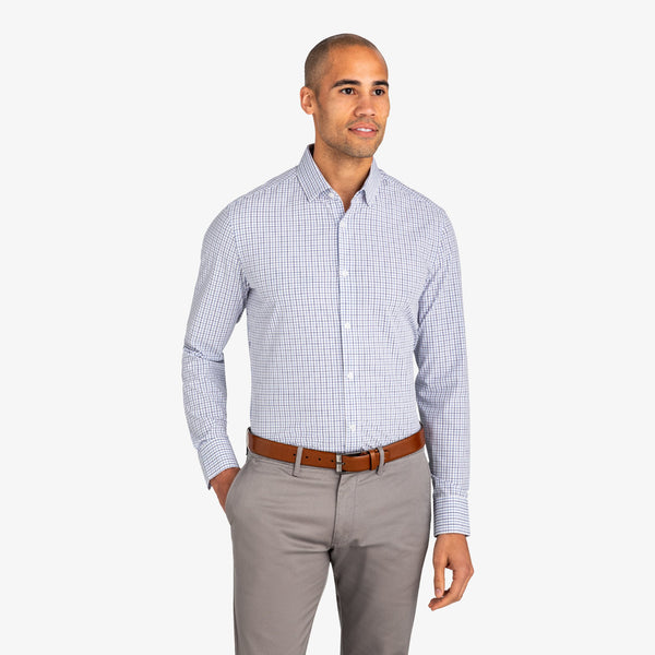 Bolling - Light Blue Navy Tattersall, lifestyle/model photo