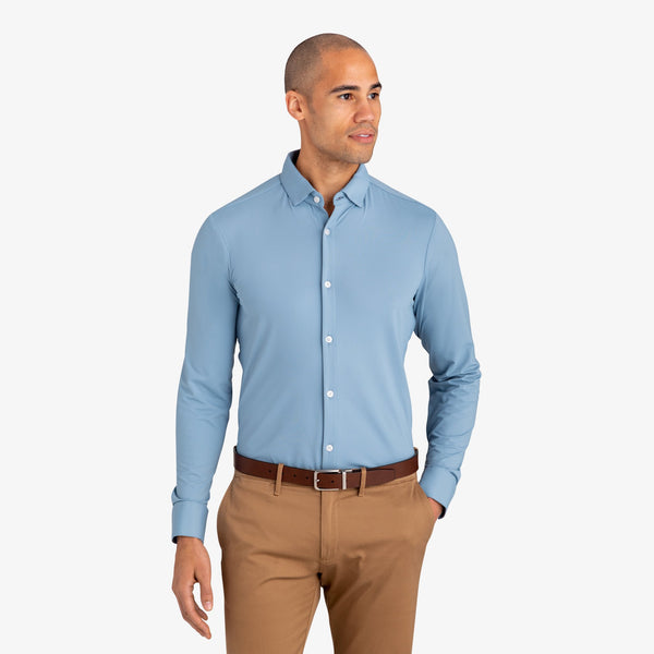 Bryant - Light Blue Knit, lifestyle/model photo
