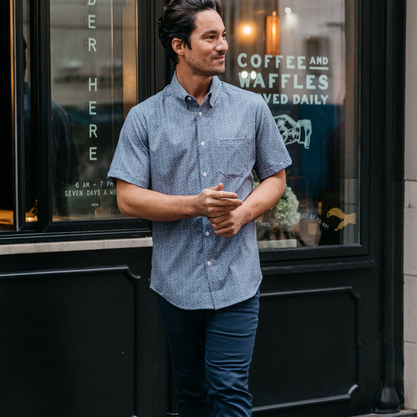 Bueller - Horizontal Stripe Branch Print, lifestyle/model photo