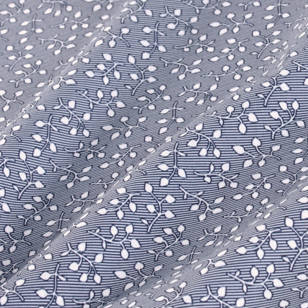 Bueller - Horizontal Stripe Branch Print, fabric swatch closeup