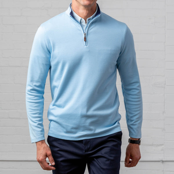 Capp - Light Blue Solid, lifestyle/model photo