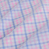 Chapman - Pink Multi Plaid, fabric swatch closeup