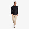 Cole - Black Solid Sport Shirt, lifestyle/model photo