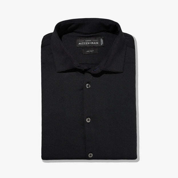 Black Solid Sport Shirt Product