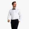 Connery - Solid White Tux Shirt, lifestyle/model photo