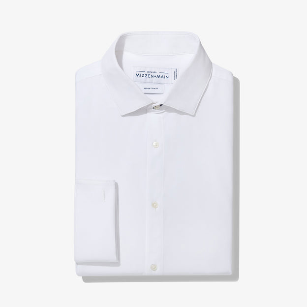 Solid White Tux Shirt Product