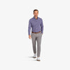 Cunningham - Navy Grey Check, lifestyle/model photo