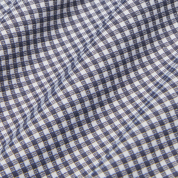 Davenport - Black Gingham, fabric swatch closeup