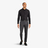 Mizzen+Main Dress Shirt - Solid Black, lifestyle/model photo