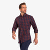 Draper - Navy Red Multi Plaid, lifestyle/model photo