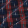 Draper - Navy Red Multi Plaid, fabric swatch closeup
