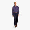 Flynn - Navy Paisley Print, lifestyle/model photo