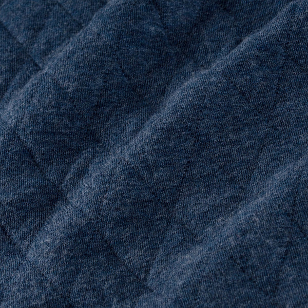 Hendricks - Navy Heather, fabric swatch closeup