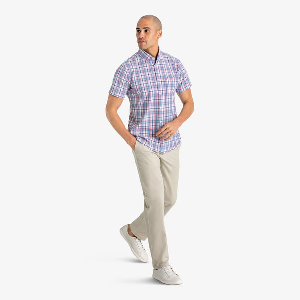 Herman - Blue Multi Plaid, lifestyle/model photo
