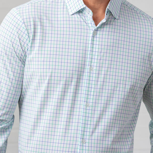 Hopkins - Light Green Check, lifestyle/model photo