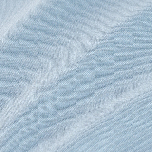 Luxe Tee - Light Blue, fabric swatch closeup