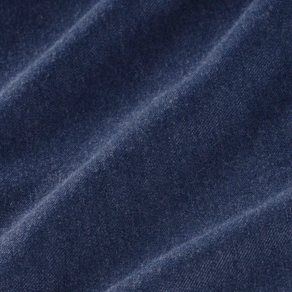 Ludlow - Solid Navy, fabric swatch closeup