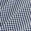 Malone - Navy White Mini Gingham, fabric swatch closeup