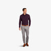 Montag - Solid Burgundy, lifestyle/model photo