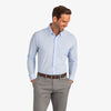 Nelson - Solid Blue, lifestyle/model photo