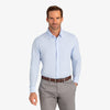 Nelson - Solid Blue, lifestyle/model photo