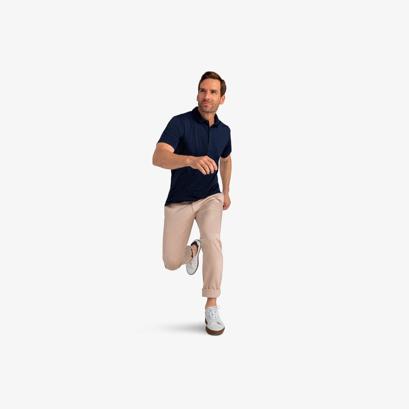 Phil Mickelson Golf Polo - Navy, lifestyle/model